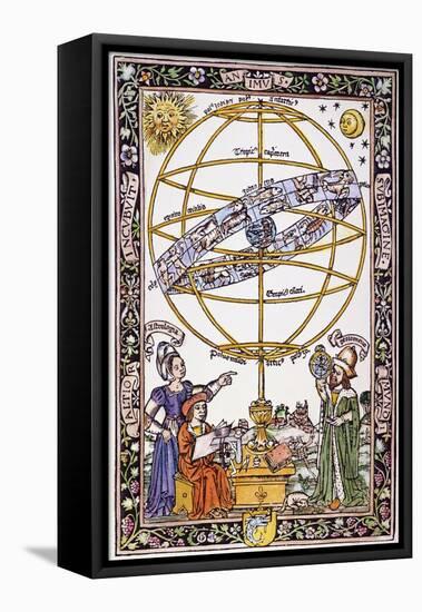 Armillary Sphere-Johannes de Sacrobosco-Framed Premier Image Canvas