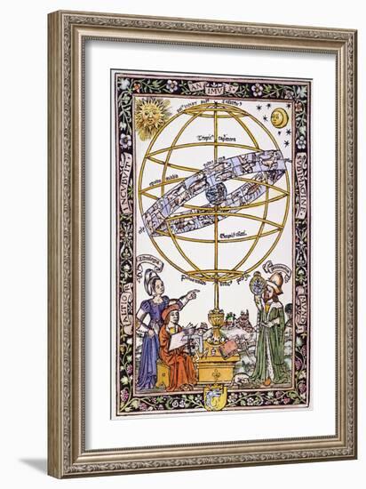 Armillary Sphere-Johannes de Sacrobosco-Framed Giclee Print