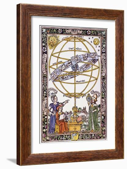 Armillary Sphere-Johannes de Sacrobosco-Framed Giclee Print