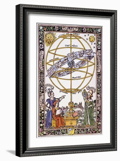 Armillary Sphere-Johannes de Sacrobosco-Framed Giclee Print