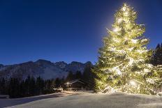Christmas Mood at Arosa-Armin Mathis-Framed Premier Image Canvas