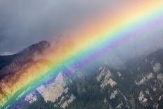 Rainbow in a Summer Storm-Armin Mathis-Framed Photographic Print