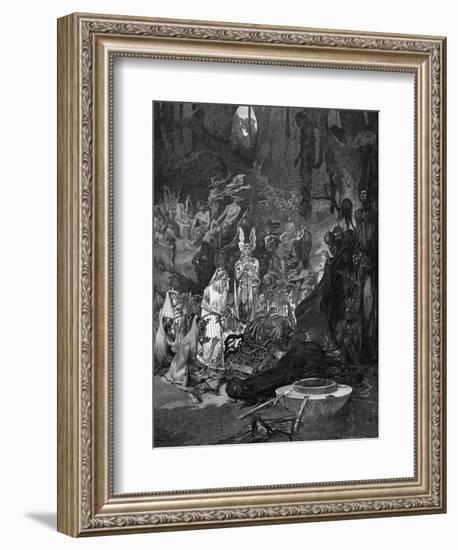 Arminius Defeats Romans-Alphonse Mucha-Framed Art Print