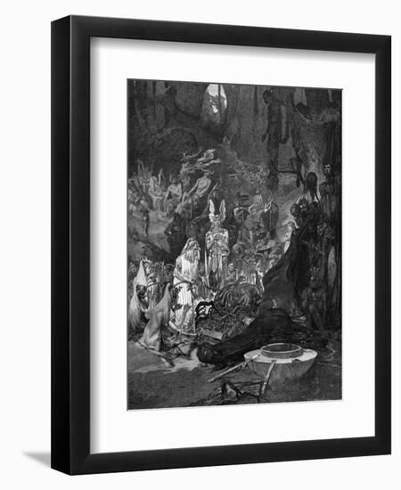 Arminius Defeats Romans-Alphonse Mucha-Framed Art Print