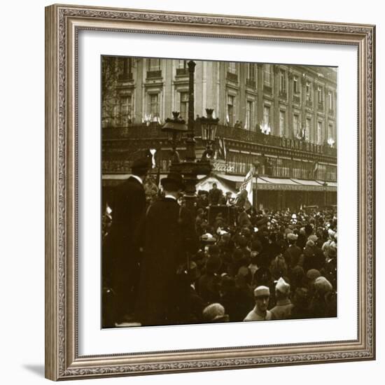 Armistice, Paris, 1918-Unknown-Framed Photographic Print