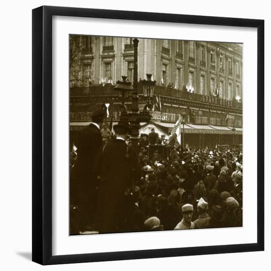 Armistice, Paris, 1918-Unknown-Framed Photographic Print