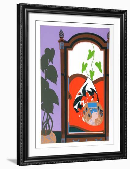 Armoir-Hunt Slonem-Framed Serigraph