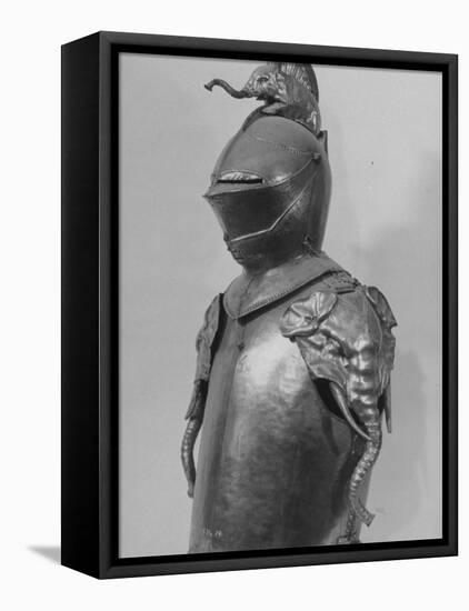 Armor Worn by Danish King Christian Iv, Carousels Decorated with Elephant Heads-null-Framed Premier Image Canvas