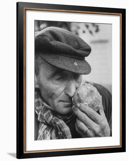 Armora of Truffle Is Inhaled by Italian Truffle-Gatherer-null-Framed Photographic Print