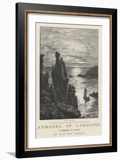 Armorel of Lyonesse, a Romance of To-Day-Frederick Barnard-Framed Giclee Print