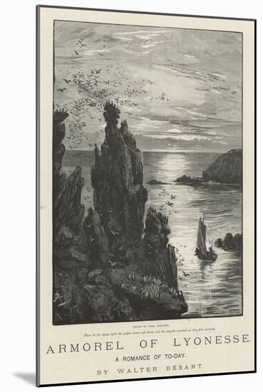 Armorel of Lyonesse, a Romance of To-Day-Frederick Barnard-Mounted Giclee Print