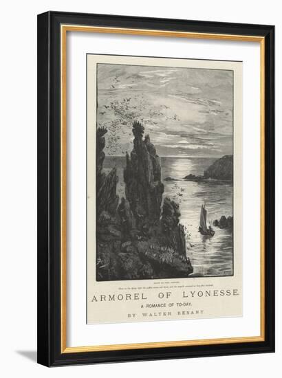 Armorel of Lyonesse, a Romance of To-Day-Frederick Barnard-Framed Giclee Print