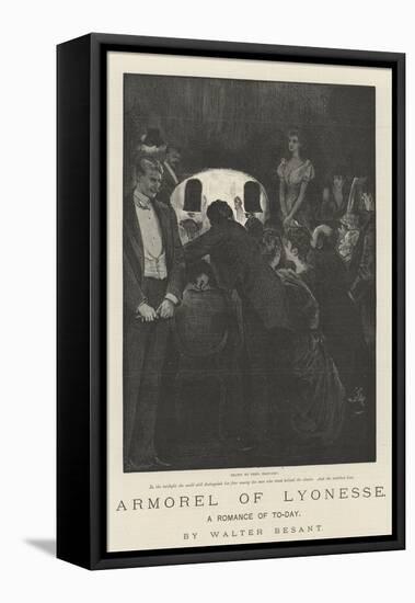 Armorel of Lyonesse, a Romance of To-Day-Frederick Barnard-Framed Premier Image Canvas