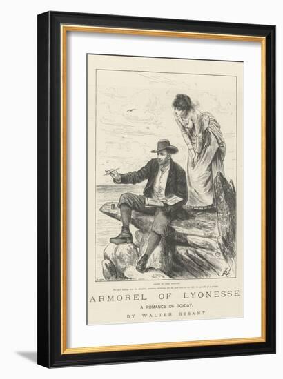 Armorel of Lyonesse, a Romance of To-Day-Frederick Barnard-Framed Giclee Print