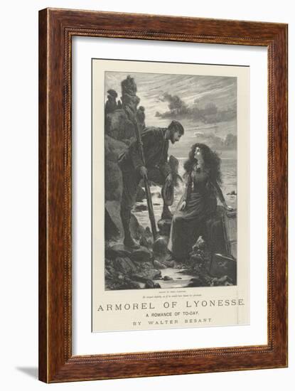 Armorel of Lyonesse, a Romance of To-Day-Frederick Barnard-Framed Giclee Print