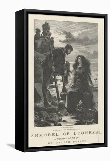 Armorel of Lyonesse, a Romance of To-Day-Frederick Barnard-Framed Premier Image Canvas