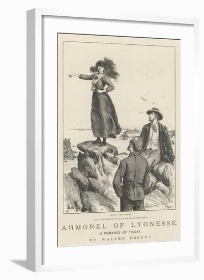 Armorel of Lyonesse, a Romance of To-Day-Frederick Barnard-Framed Giclee Print