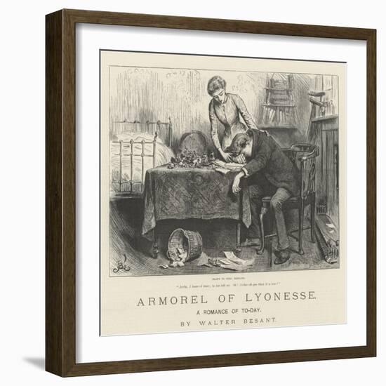 Armorel of Lyonesse, a Romance of To-Day-Frederick Barnard-Framed Giclee Print