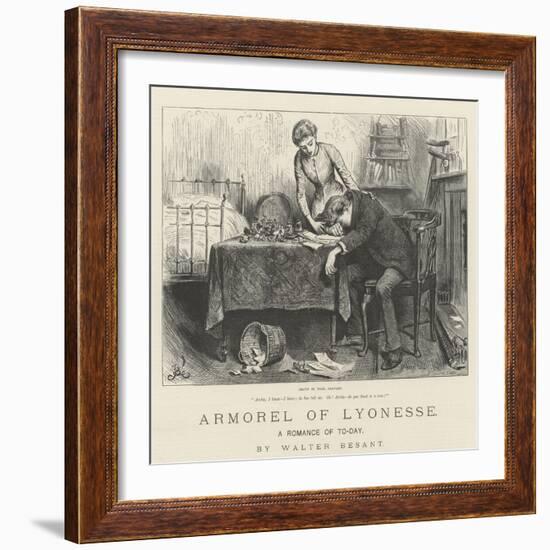 Armorel of Lyonesse, a Romance of To-Day-Frederick Barnard-Framed Giclee Print