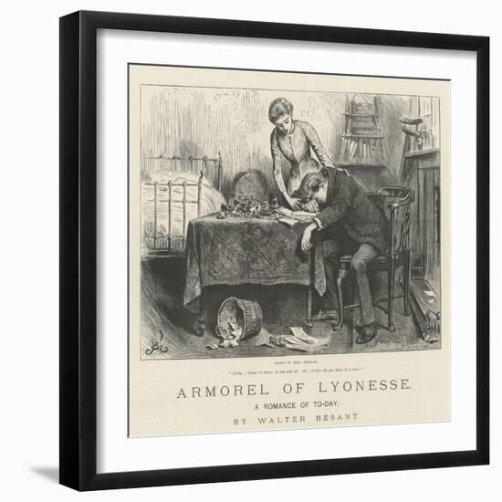 Armorel of Lyonesse, a Romance of To-Day-Frederick Barnard-Framed Giclee Print