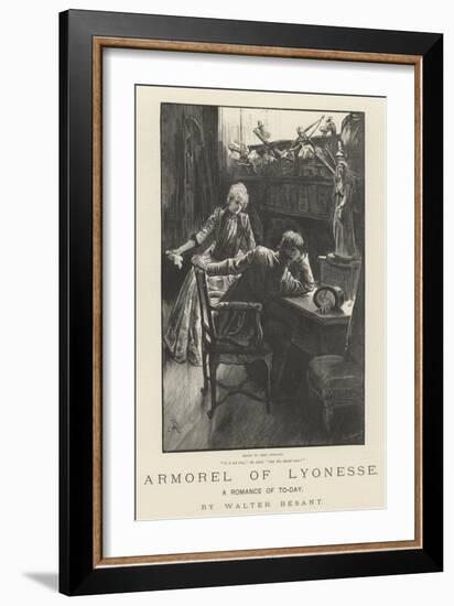 Armorel of Lyonesse, a Romance of To-Day-Frederick Barnard-Framed Giclee Print