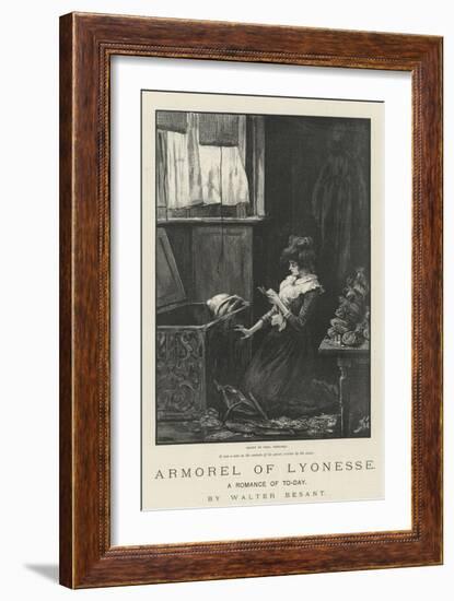 Armorel of Lyonesse, a Romance of To-Day-Frederick Barnard-Framed Giclee Print