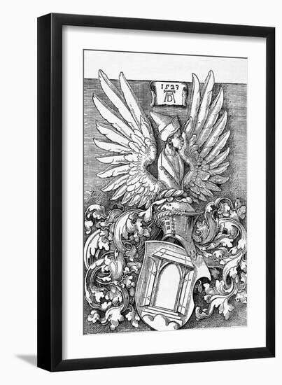 'Armorial Bearings of the Durer Family', 1523, (1906)-Albrecht Durer-Framed Giclee Print