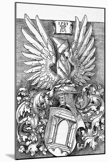 'Armorial Bearings of the Durer Family', 1523, (1906)-Albrecht Durer-Mounted Giclee Print