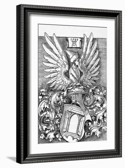 'Armorial Bearings of the Durer Family', 1523, (1906)-Albrecht Durer-Framed Giclee Print