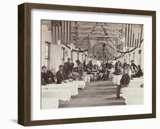 Armory Square Hospital, Washington, 1863-65-American School-Framed Photographic Print