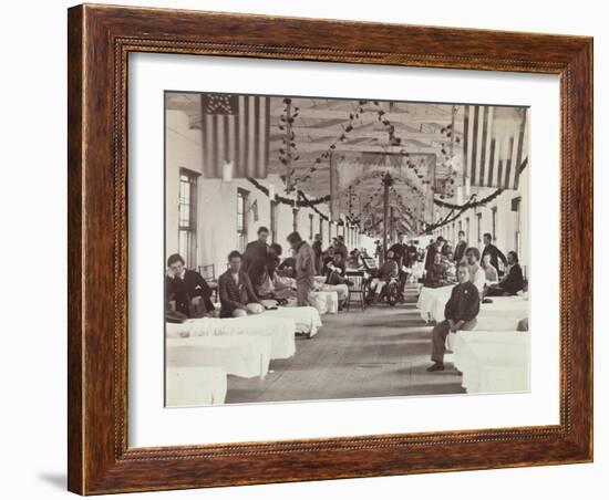 Armory Square Hospital, Washington, 1863-65-American School-Framed Photographic Print