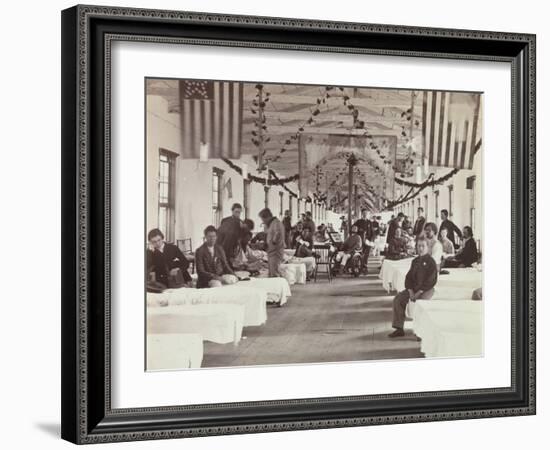 Armory Square Hospital, Washington, 1863-65-American School-Framed Photographic Print