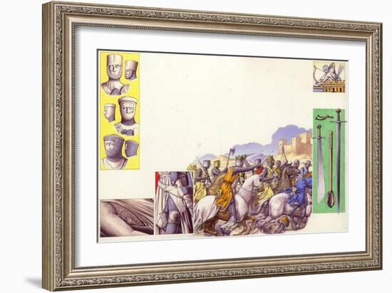 Armour During the Era of the Crusades-Pat Nicolle-Framed Giclee Print