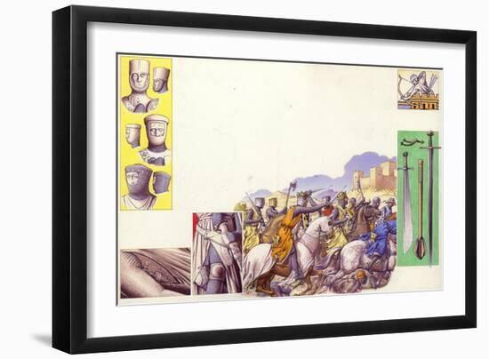 Armour During the Era of the Crusades-Pat Nicolle-Framed Giclee Print