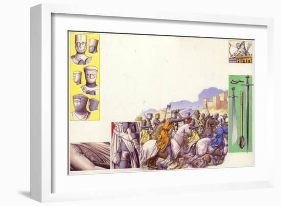 Armour During the Era of the Crusades-Pat Nicolle-Framed Giclee Print