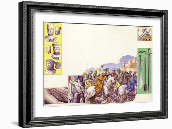 Armour During the Era of the Crusades-Pat Nicolle-Framed Giclee Print