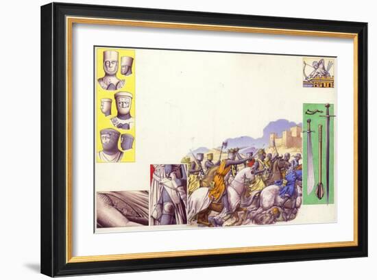 Armour During the Era of the Crusades-Pat Nicolle-Framed Giclee Print