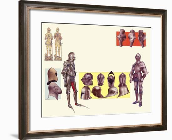 Armour of the 15th Century-Pat Nicolle-Framed Giclee Print