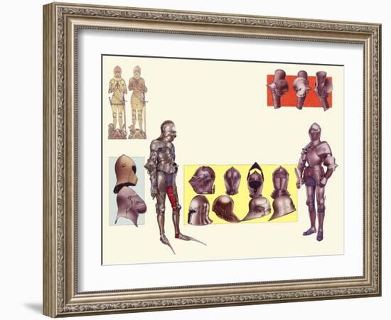 Armour of the 15th Century-Pat Nicolle-Framed Giclee Print