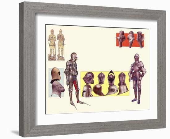 Armour of the 15th Century-Pat Nicolle-Framed Giclee Print