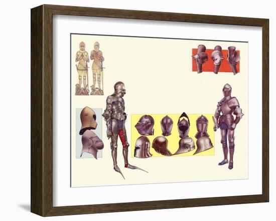 Armour of the 15th Century-Pat Nicolle-Framed Giclee Print