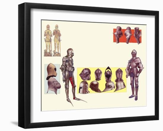 Armour of the 15th Century-Pat Nicolle-Framed Giclee Print