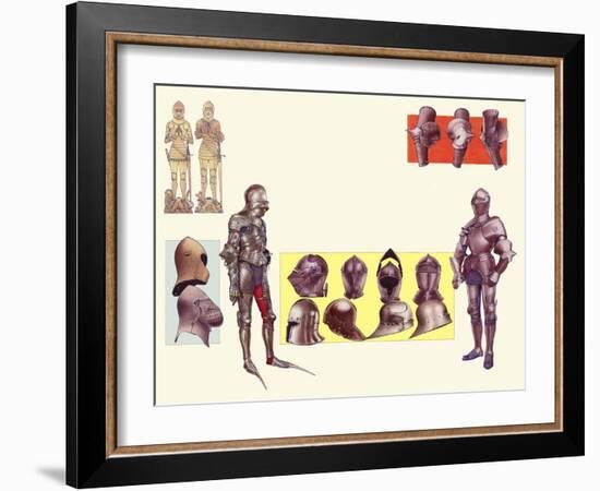 Armour of the 15th Century-Pat Nicolle-Framed Giclee Print