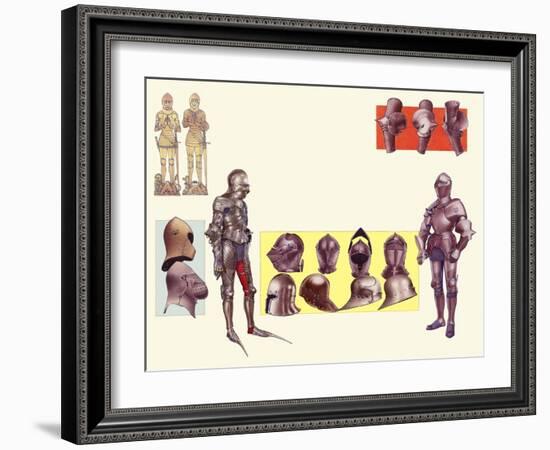 Armour of the 15th Century-Pat Nicolle-Framed Giclee Print