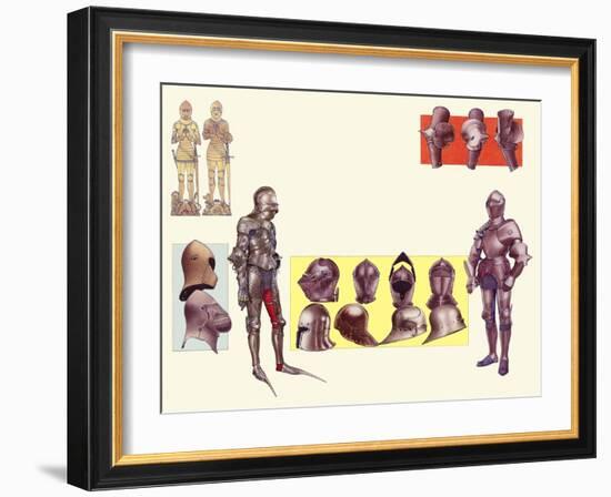 Armour of the 15th Century-Pat Nicolle-Framed Giclee Print