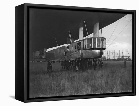 Armstrong Whitworth R33 Airship Gondalier at Pulham, April 1925-null-Framed Premier Image Canvas