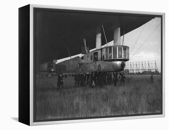 Armstrong Whitworth R33 Airship Gondalier at Pulham, April 1925-null-Framed Premier Image Canvas