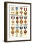 'Army and Navy Medals' Art Print | Art.com