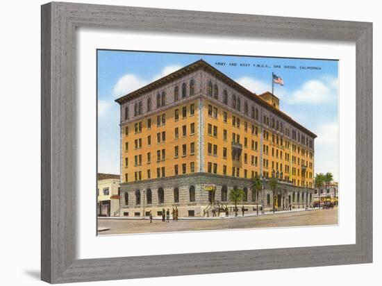 Army and Navy YMCA, Broadway-null-Framed Art Print