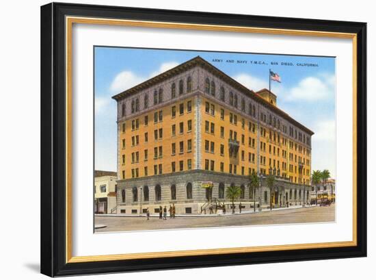 Army and Navy YMCA, Broadway-null-Framed Art Print